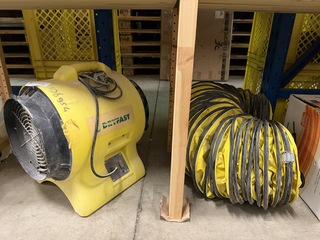 Stofafzuigset: ventilator met slang Dryfast